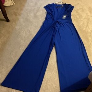 Vince Camuto Royal Blue Jumpsuit